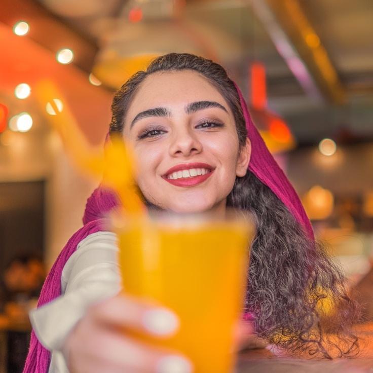 Portrait of a group coordinator and fusion cooking expert